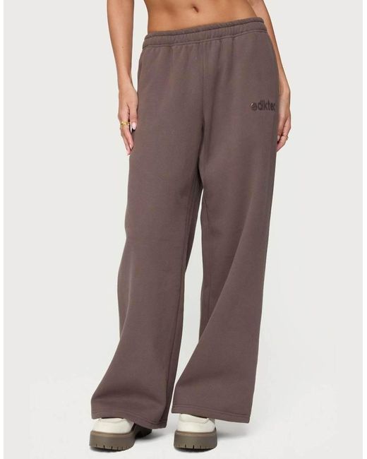 Edikted Brown Be Sweatpants