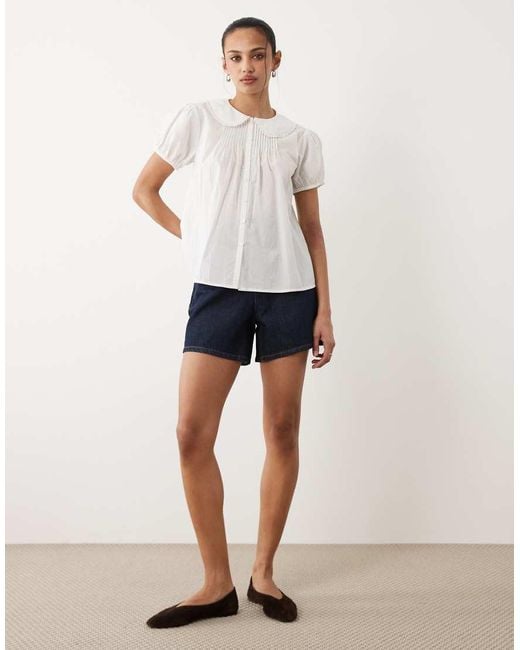 Cotton On White Babydoll Blouse