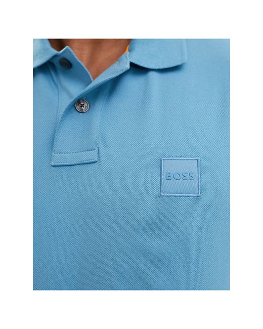 Boss Blue Passenger Logo Polo Shirt for men