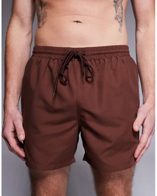 South Beach Brown Swimshort for men