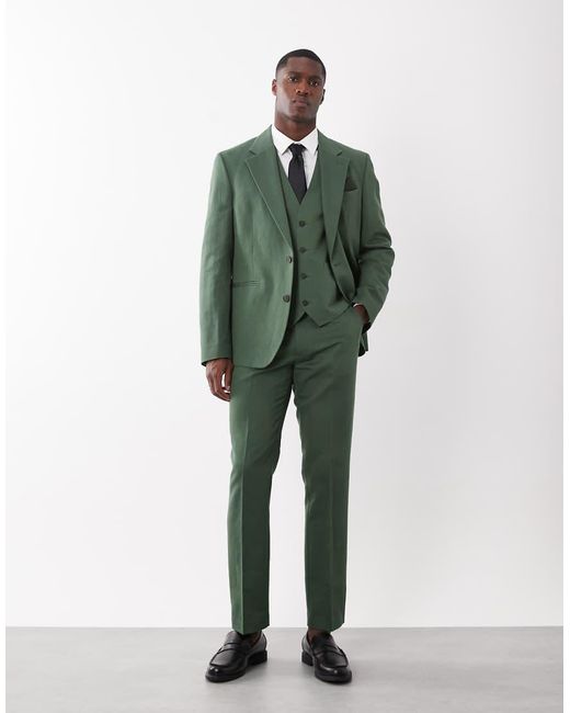 ASOS Green Slim Suit Jacket for men