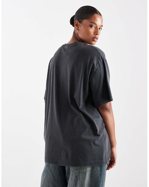 ASOS Red Asos Design Curve Oversized T-shirt With Halloween Dracula Licensed Graphic