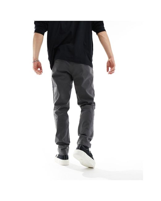 Tommy Hilfiger Black Chelsea Essential Twill Chinos for men