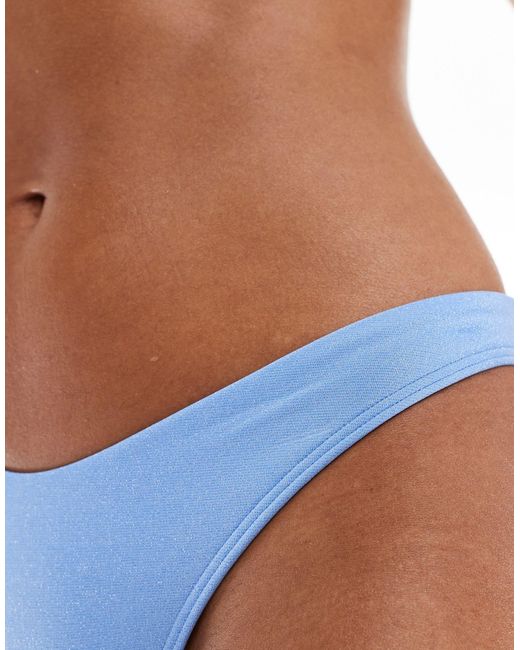 Abercrombie & Fitch Blue – gesmokte bikinihose