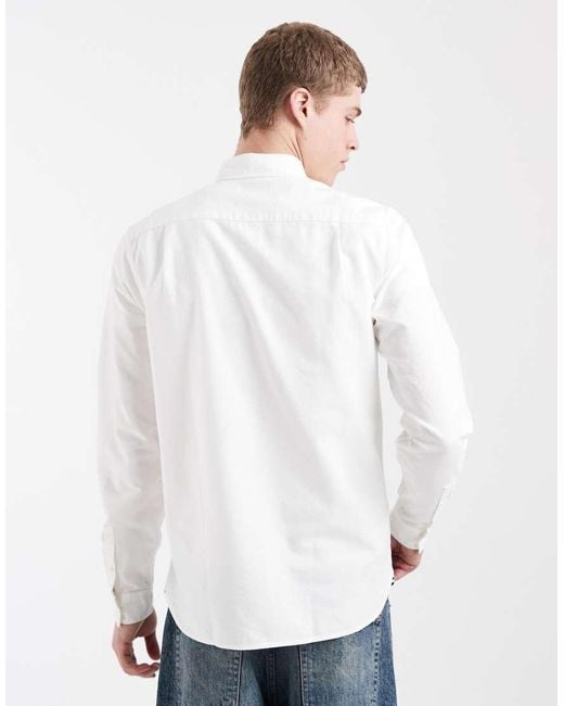 Fred Perry White Oxford Shirt for men