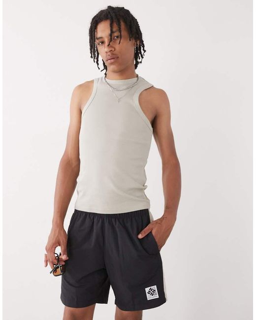 Columbia White Reventure Shorts for men