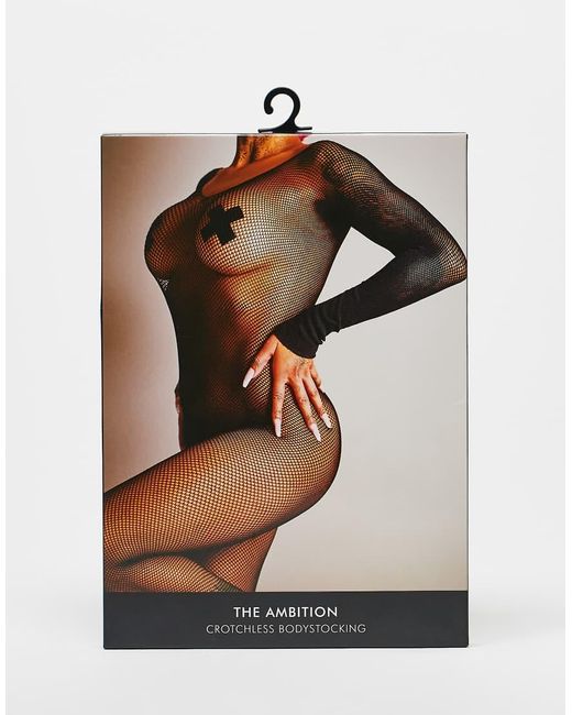 Ann Summers Brown Ambition Crotchless Bodystocking