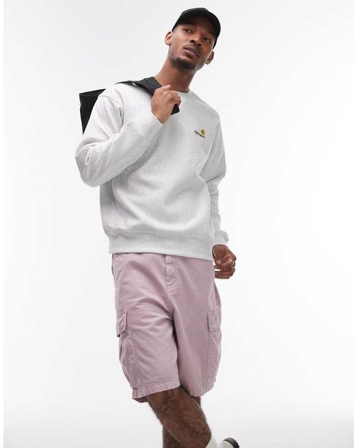 Pantalones Cortos Cargo Rosas Alan De Carhartt de hombre de color White