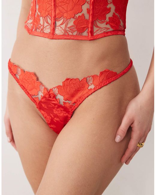 For Love & Lemons Red For love & lemons – love is a rose – tanga