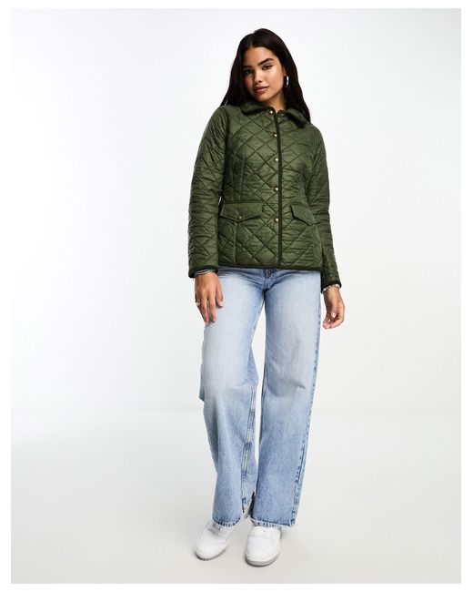 Ralph lauren deals green quilted jacket