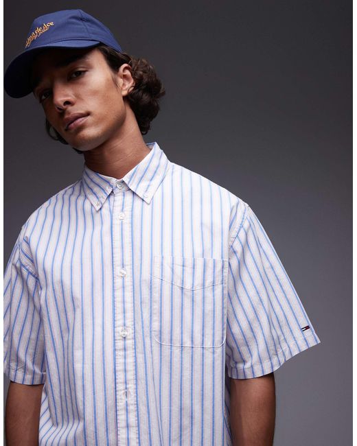 Tommy Hilfiger Blue – kurzärmliges hemd