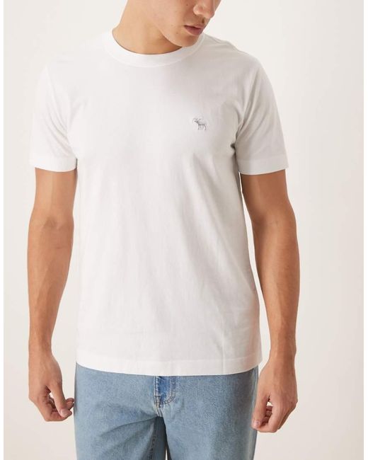 Pack De 5 Camisetas De Color Azul, Verde Y Beis De Manga Corta Icon De Abercrombie & Fitch de hombre de color Green