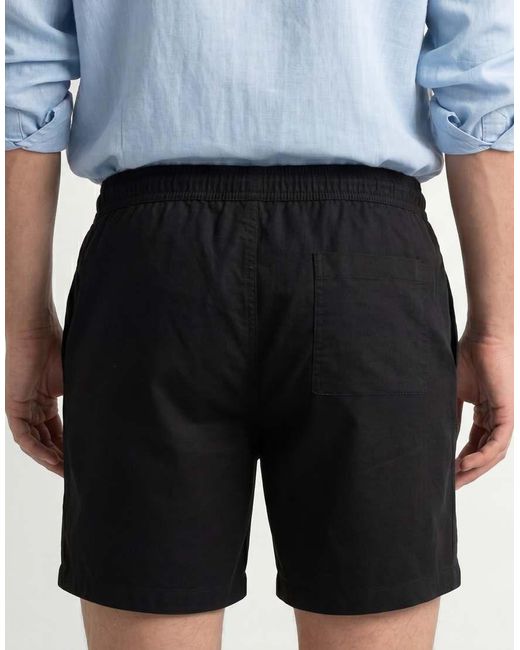 ASOS White Linen Blend Short for men
