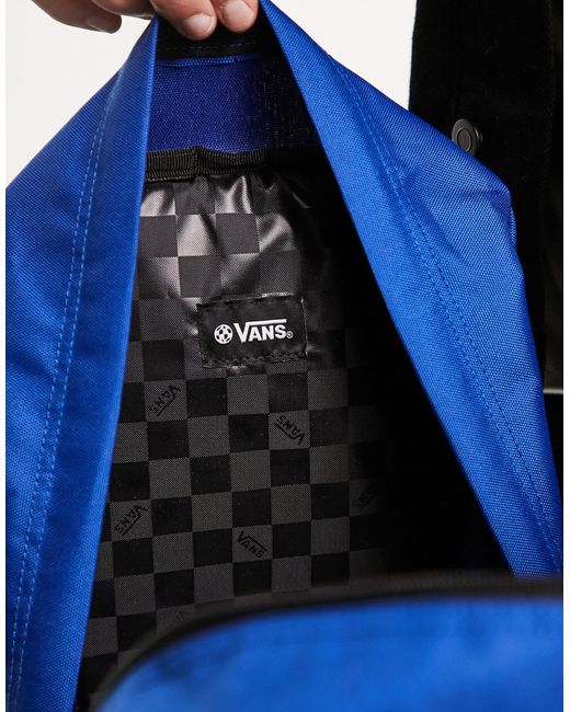 Vans Old Skool Box Logo Backpack in Blue for Men | Lyst Australia
