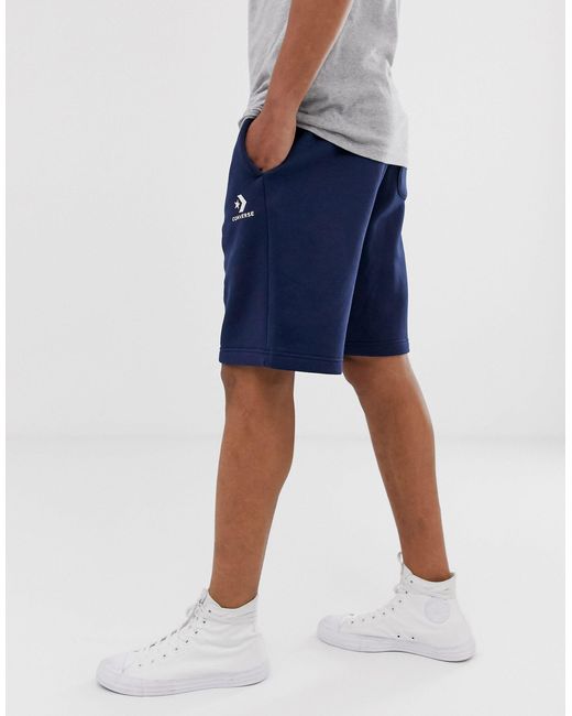 converse blue shorts