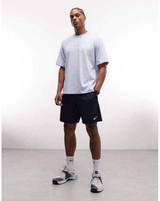 Nike White Dri-Fit Flex 7 Inch Shorts for men