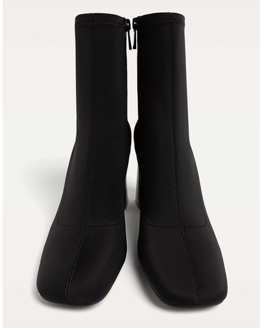Stradivarius Black – ankle boots