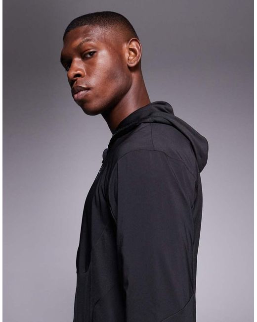 PUMA Black Flex Fabric Mix Jacket for men