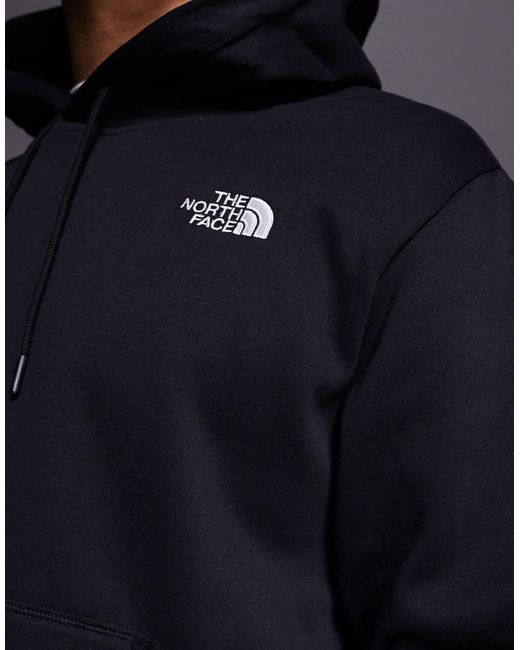 The North Face – essential – oversize-kapuzenpullover in Black für Herren