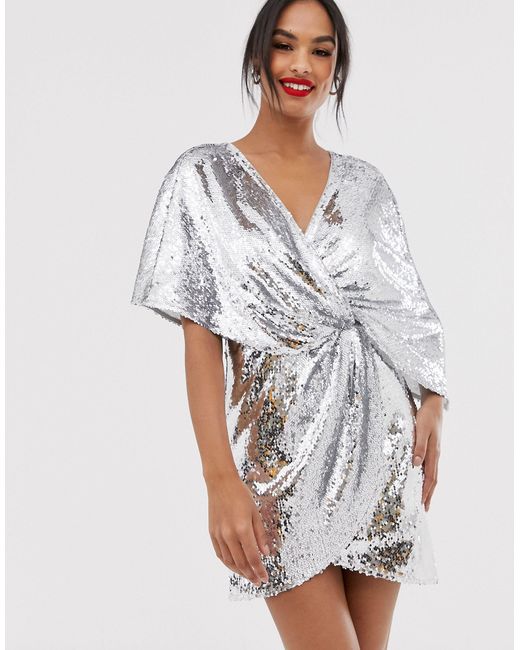 jumper dress with fur sleeves