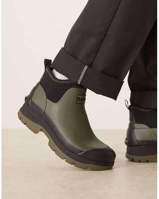 Barbour Black Ridge Short Welly for men