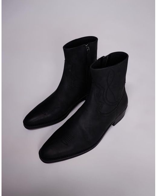 ASOS Blue Cuban Boot for men