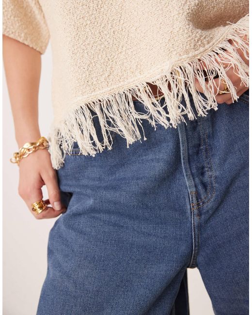 T-shirt texturé ASOS en coloris Blue