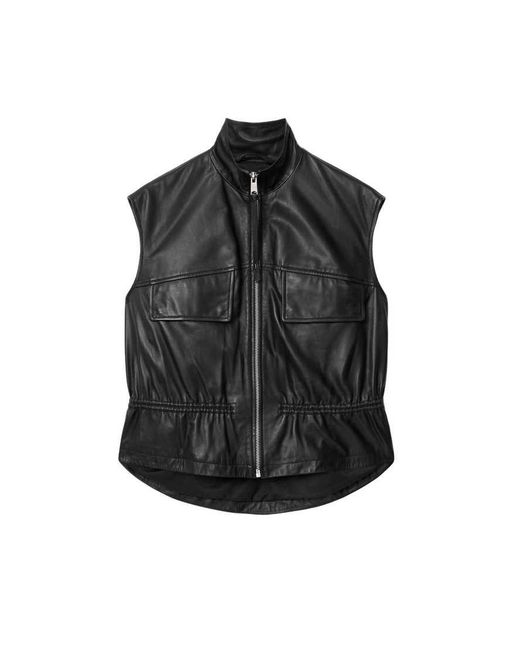 Chaleco Flor De AllSaints de color Black