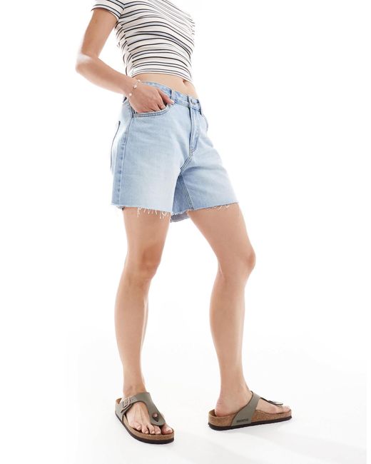 Stradivarius Blue – str – jeans-shorts