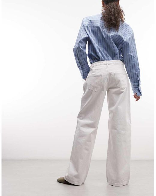 Daisy Street Blue Low Rise Roomy Jeans