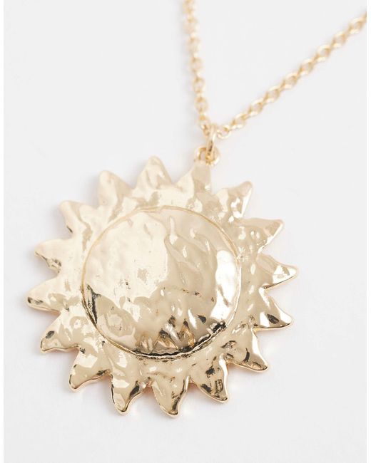 ASOS White – e halskette mit sonnendesign