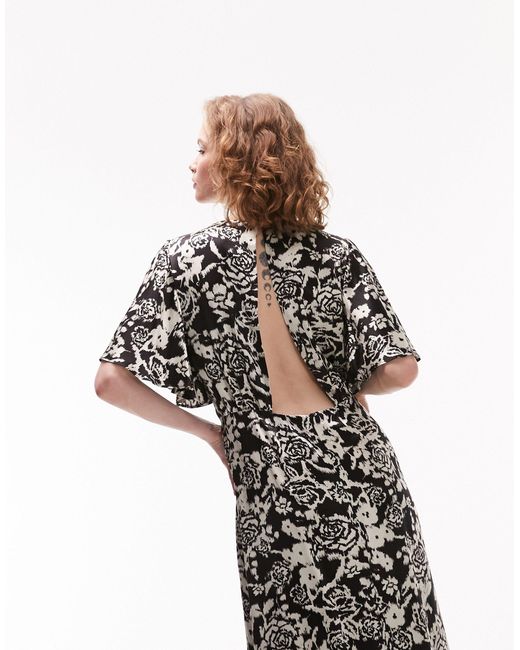 Austin floral print dress cheap topshop