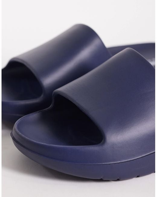 ASOS Blue Chunky Slides for men