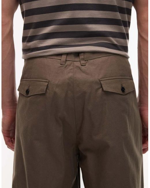 AllSaints Brown Conway Tailored Trouser for men
