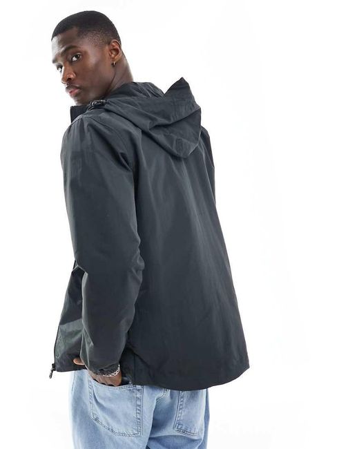 Lyle & Scott Blue Zip Through Hooded Jacket for men