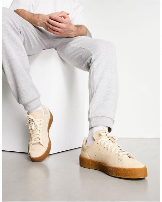 adidas Originals Stan Smith Crepe Trainers in White | Lyst Canada
