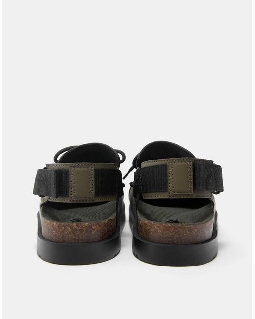 Pull&Bear – clogs zum schnüren in Green für Herren