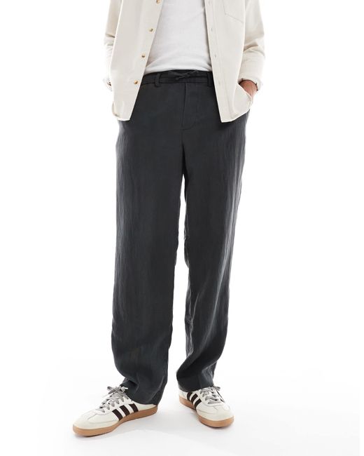 Jack & Jones White Lightweight Drawstring Trouser for men