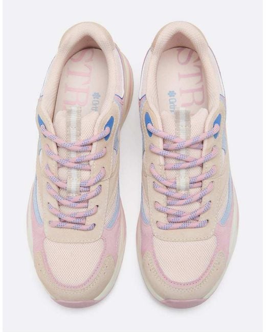 Stradivarius Pink Trainers With Detail