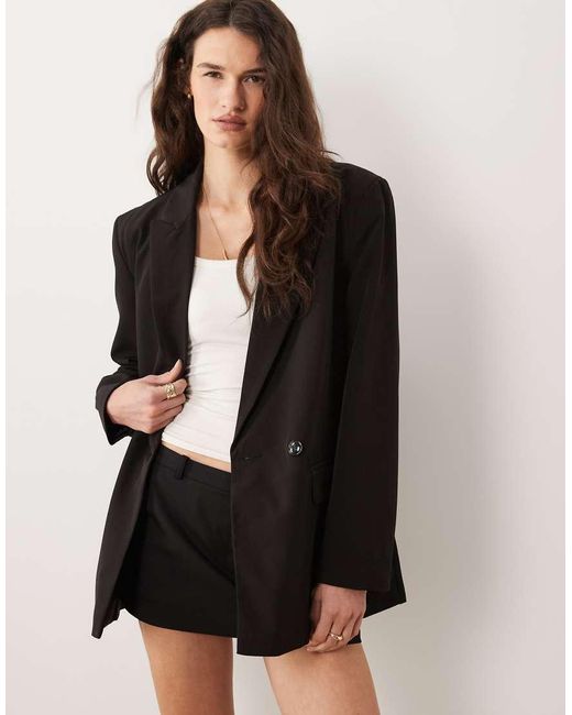 Miss Selfridge Black Oversized Blazer