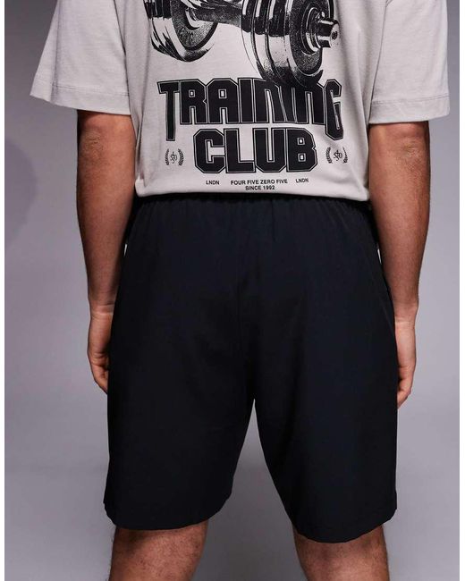 4505 Gray Icon 7 Inch Quick Dry Training Shorts With Zip Pockets 2 Pack for men