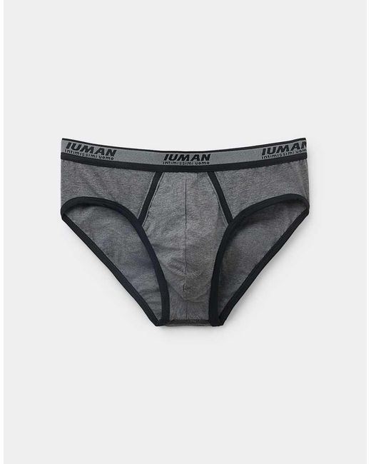 Intimissimi Green Superior Cotton Briefs With Logo for men