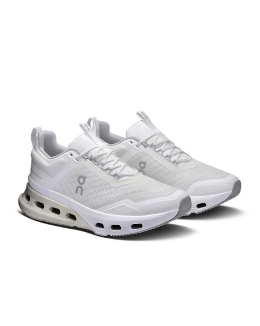 On Shoes White Cloudnova X Training Trainers