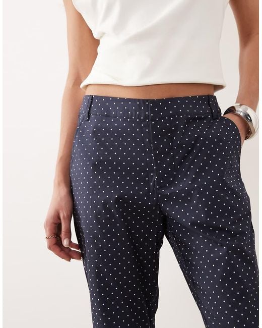 WeWoreWhat Blue Button Front Pant