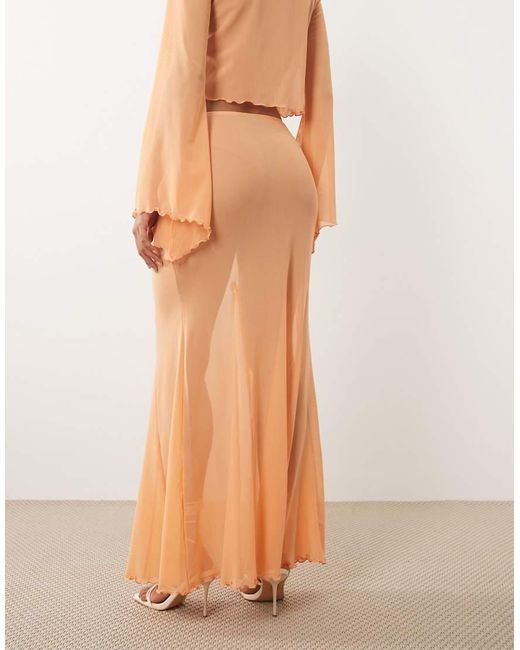 Gonna Lunga di ASOS in Natural