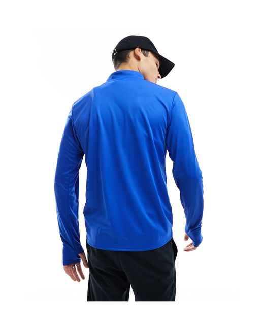 Dri-fit pacer - top con zip corta di Nike in Blue da Uomo