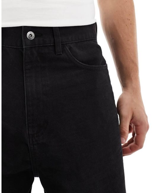 Collusion Black X001 Antifit Jeans for men