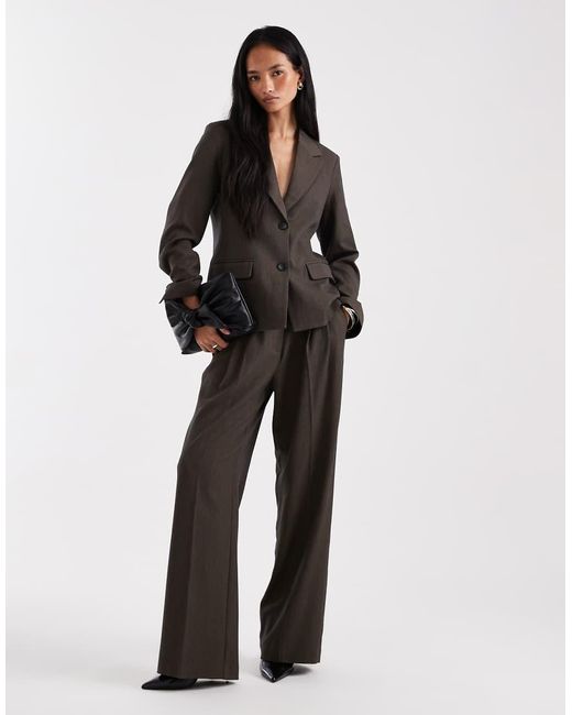 Blazer Oversize Sartoriale di Object in Black
