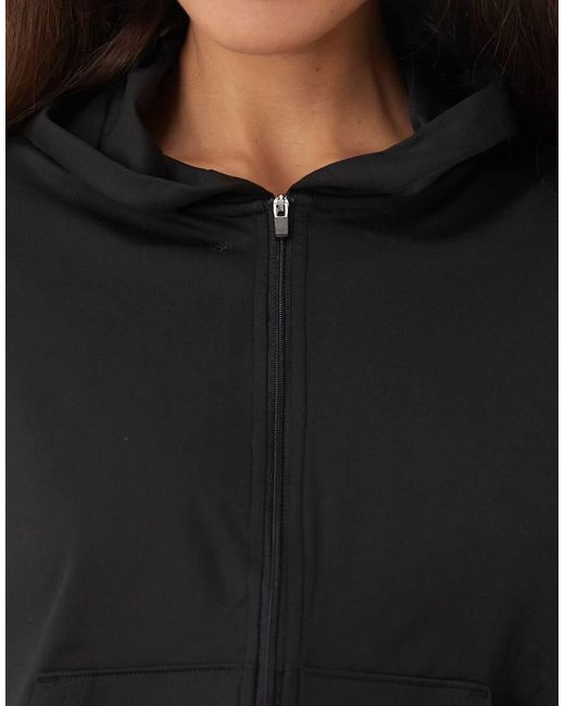 Hollister Black Gilly Hicks Active Recharge Easy Zip-up Hoodie