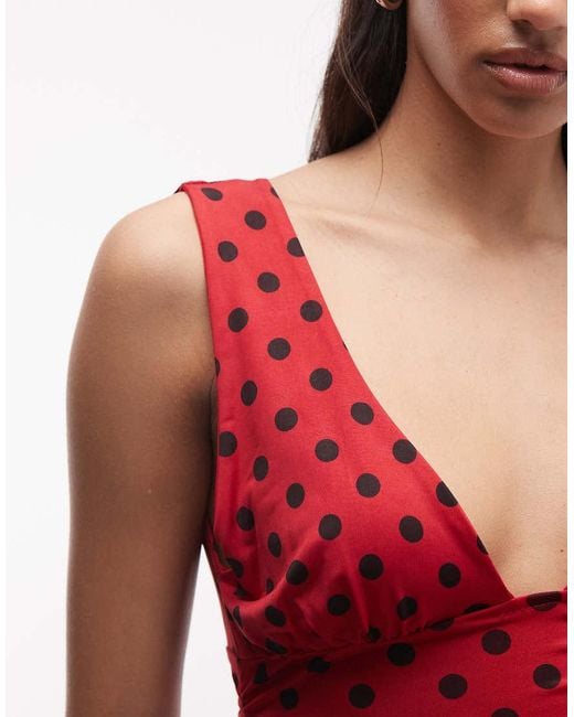 Collusion Red Plunge Halter